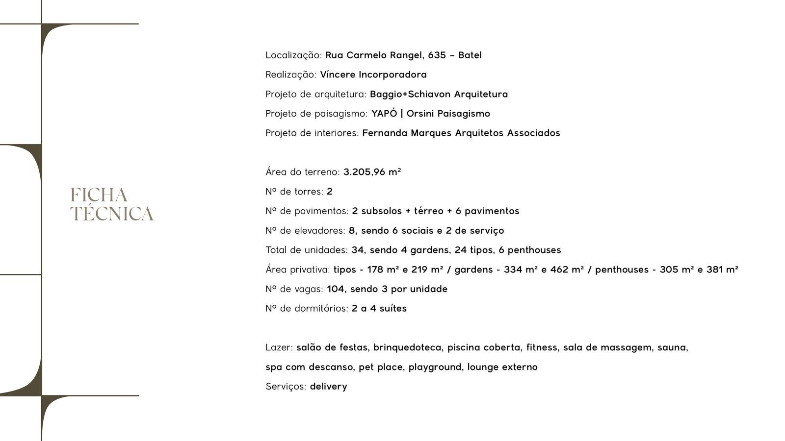 Linha do tempo de empreendimentos da Víncere Incorporadora