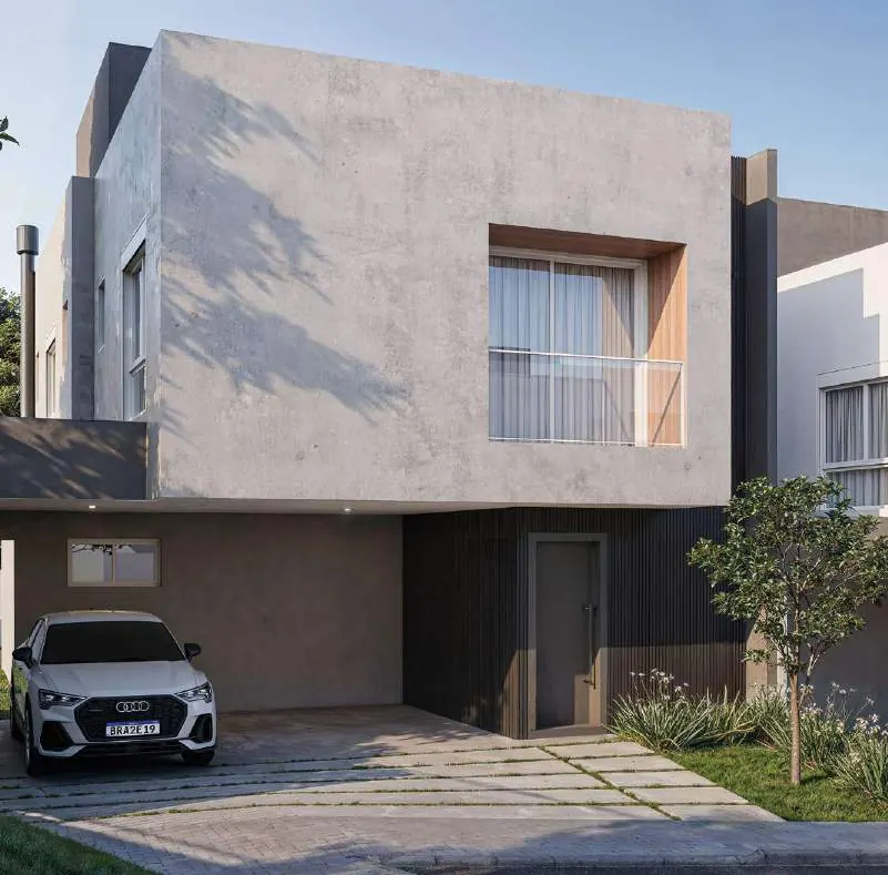 Fachada da casa tipo A3
