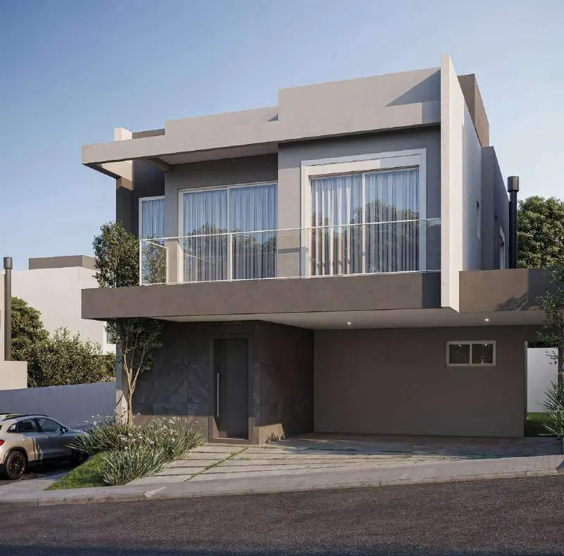 Fachada da casa tipo A9