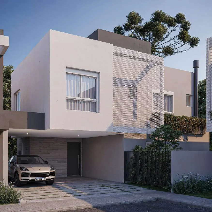 Fachada da casa tipo D1