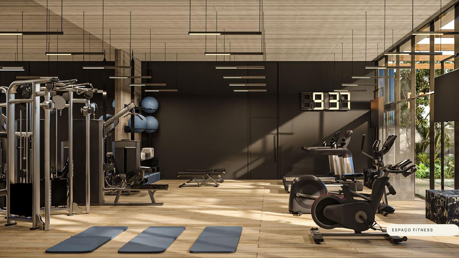 Espaço fitness do Carmelo 180