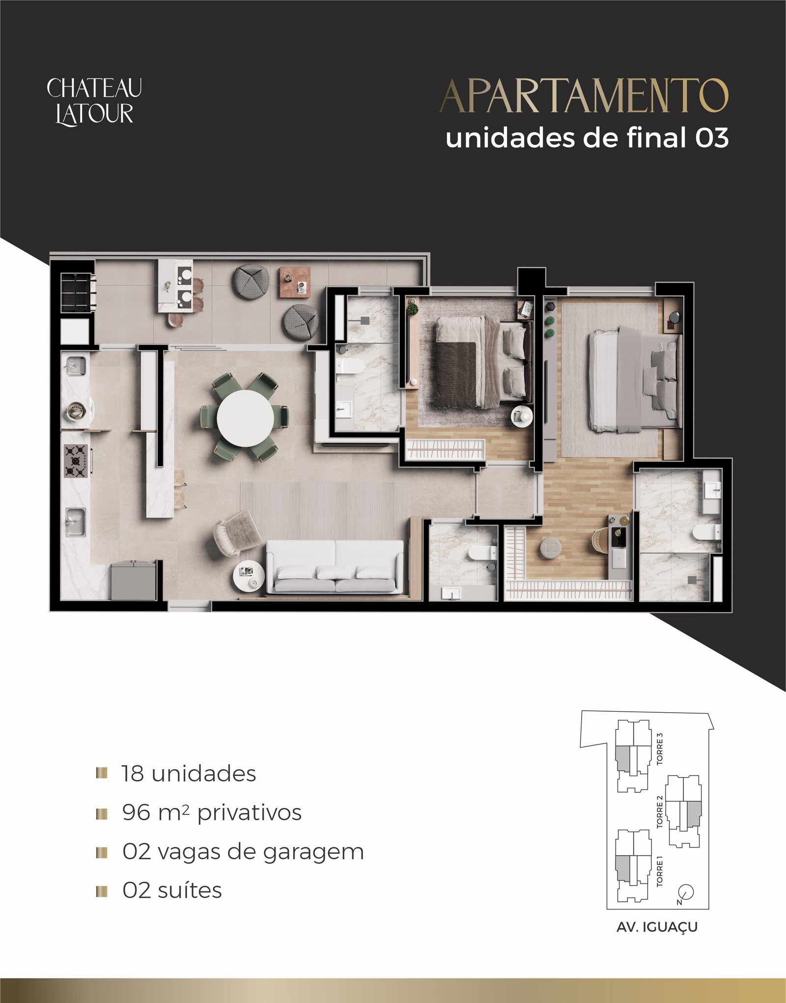 Château Latour 96 m²