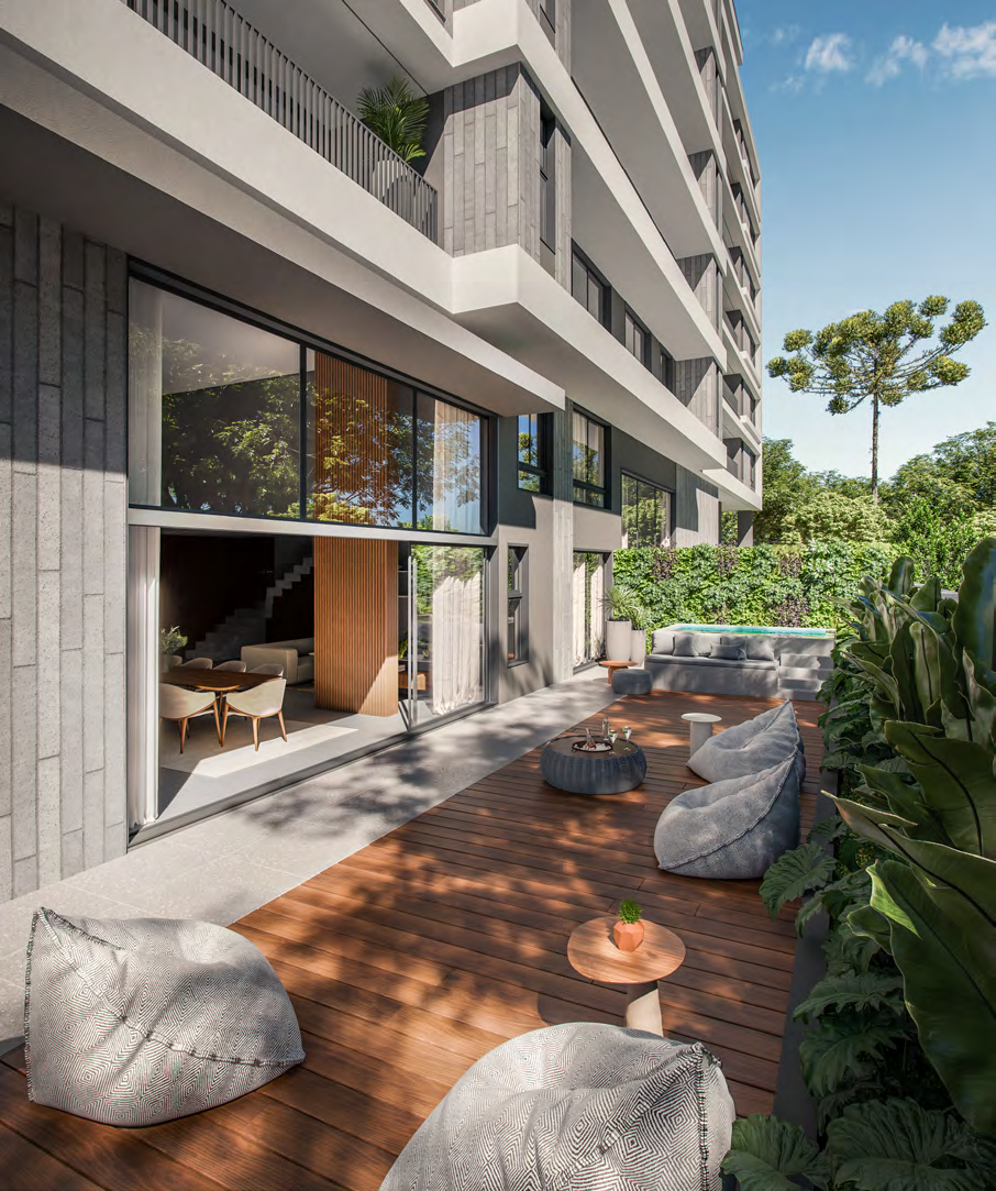Perspectiva do Garden Duplex L'ARQ